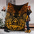 Guam Polynesian Premium Blanket - Gold Turtle Homeland - Polynesian Pride