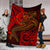 Tahiti Premium Blanket - Red Shark Polynesian Tattoo - Polynesian Pride