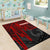 Pohnpei Area Rug - Pohnpei Seal In Heartbeat Patterns Style (Red) - Polynesian Pride