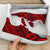 Fiji Polynesian Tattoo Mesh Knit Sneakers Red - Polynesian Pride