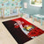 Nauru Polynesian Area Rug - Coat Of Arm With Hibiscus - Polynesian Pride