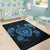 Hawaiian Map Turtle Ohana Hibiscus Kakau Polynesian Rug AH - Polynesian Pride