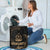 Vanuatu Polynesian Laundry Basket - Gold Tribal Wave - Polynesian Pride