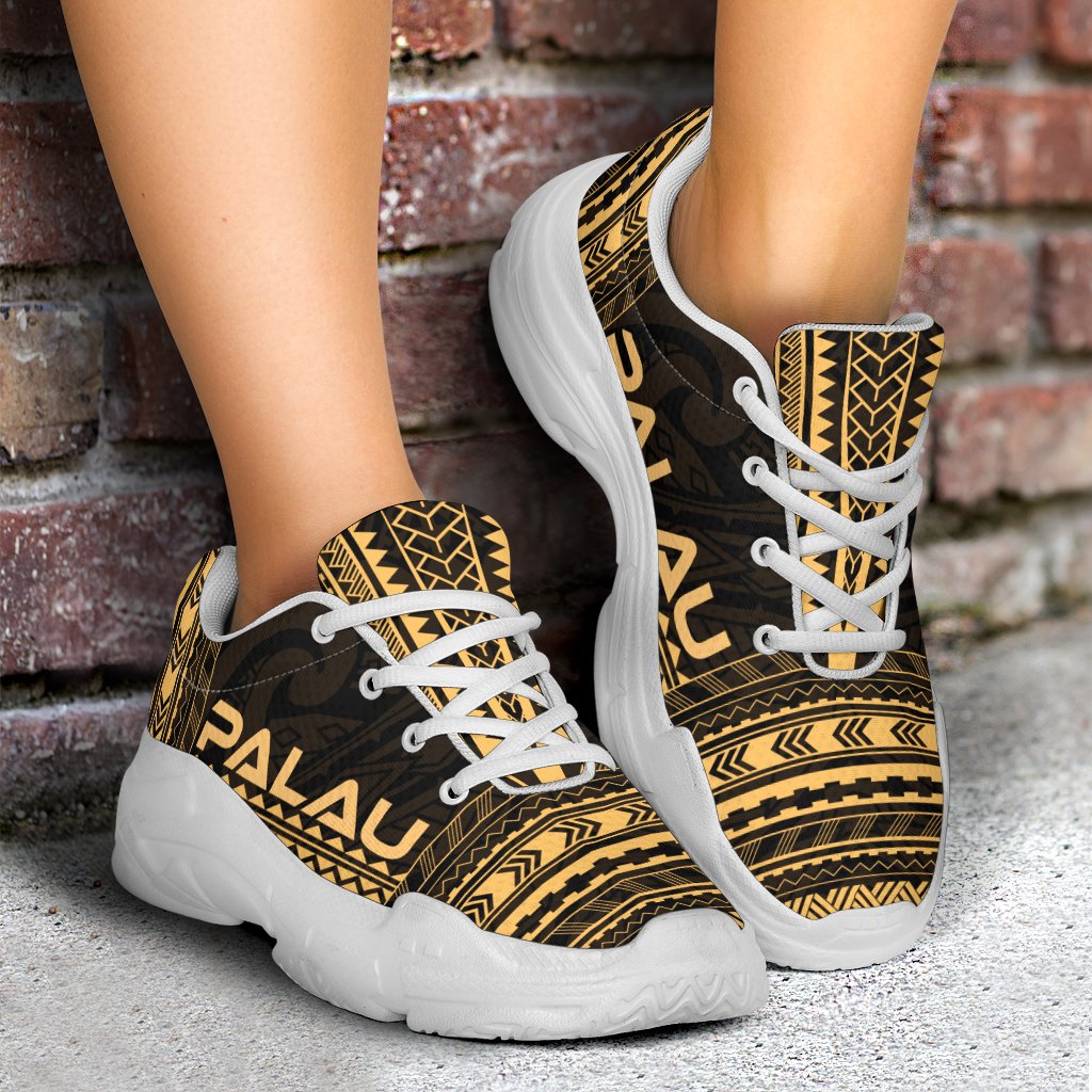 Palau Chunky Sneakers - Polynesian Chief Gold Version - Polynesian Pride
