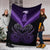 Maori Manaia New Zealand Premium Blanket Purple - Polynesian Pride