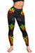 Wallis and Futuna Women's Leggings - Reggae Tentacle Turtle - Polynesian Pride