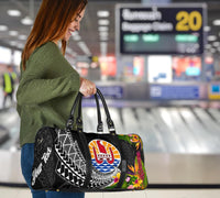 Tahiti Travel Bag - Custom Personalised Seal Spiral Polynesian Patterns - Polynesian Pride