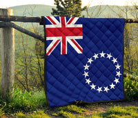 Cook Islands Flag Premium Quilt - Polynesian Pride