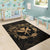 Hawaii Kanaka Turtle Hibiscus Polynesian Rug - Anthea Style Gold - Polynesian Pride