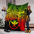 Polynesian Hawaii Premium Blanket - Tribal Wave Tattoo Reggae - Polynesian Pride