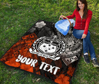 Samoa Polynesian Personalised Premium Quilt - Vinatge Polynesian Style - Polynesian Pride