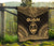 Guam Premium Quilt - Guam Coat Of Arms Polynesian Chief Gold Version - Polynesian Pride