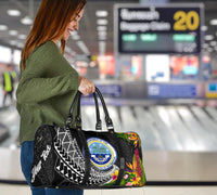 Federated States of Micronesia Travel Bag - Custom Personalised Seal Spiral Polynesian Patterns - Polynesian Pride