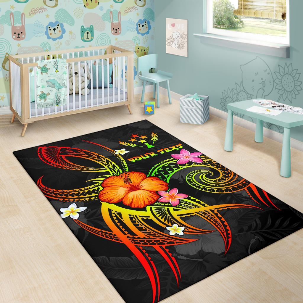 Kosrae Polynesian Personalised Area Rug - Legend of Kosrae (Reggae) - Polynesian Pride