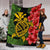 Hawaii Turtle Hibiscus Polynesian Premium Blanket - Aphos Style - Polynesian Pride