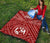 Tonga Premium Quilt - Tonga Seal With Polynesian Tattoo Style (Red) - Polynesian Pride