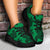 Polynesian Turtle Palm And Sea Pebbles Green Chunky Sneakers - Polynesian Pride