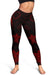 Cook Islands Women's Leggings - Red Tentacle Turtle - Polynesian Pride