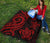 New Caledonia Premium Quilt - Red Tentacle Turtle - Polynesian Pride