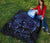Hawaii Turtle Ohana Hibiscus Poly Premium Quilt Blue - Polynesian Pride