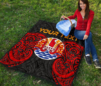 Tahiti Polynesian Custom Personalised Premium Quilt - Tahitians Spirit - Polynesian Pride