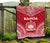 Samoa Premium Quilt - Samoa Coat Of Arms Polynesian Chief Red Version - Polynesian Pride