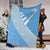 Fiji Tapa Rugby Premium Blanket version Style You Win - Blue - Polynesian Pride