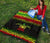 Polynesian Premium Quilt - Polynesian Reggae Turtle Tattoo & Black Frog - Polynesian Pride