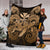 Hawaii Turtle Wave Polynesian Premium Blanket - Hey Style Gold - Polynesian Pride