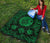 Hawaii Premium Quilt - Hawaii Map Honu Hibiscus Green Polynesian Premium Quilt - Polynesian Pride