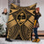 Guam Polynesian Premium Blanket - Guam Gold Seal with Polynesian Tattoo - Polynesian Pride