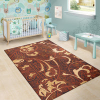 Polynesian Area Rug - Tribal Fabric Patchwork Style - Polynesian Pride