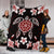 Hawaiian Reddie Turtle Plumeria Blanket - Polynesian Pride