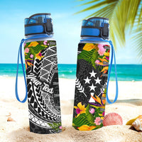 Kosrae State Custom Personalised Hydro Tracking Bottle - Seal Spiral Polynesian Patterns - Polynesian Pride