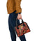 Polynesian Turtle Shoulder Handbag - Tribal Tattoo with Hibiscus Coral - Polynesian Pride