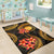 CNMI Polynesian Area Rug - Gold Plumeria - Polynesian Pride