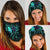 Hula Girl Polynesian Bandana 3 - Pack - Turquoise - AH One Size Turquoise - Polynesian Pride