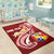 Tonga Personalised Area Rug - Tonga Coat Of Arms With Polynesian Patterns - Polynesian Pride