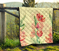 Beautiful Flower Premium Quilt - Polynesian Pride