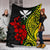 Hawaii Premium Blanket - Polynesian Patterns With Hibiscus Flowers - Polynesian Pride