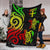 Fiji Polynesian Premium Blanket - Reggae Tentacle Turtle - Polynesian Pride