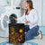 Nauru Laundry Basket - Polynesian Turtle Hibiscus Gold - Polynesian Pride