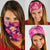 Hawaiian Hibiscus Pink Set Bandana 3-Pack - Polynesian Pride