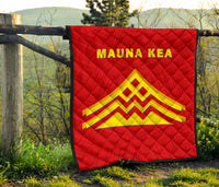 Hawaii Mauna Kea Polynesian Premium Quilt - Polynesian Pride