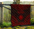 Marshall Islands Premium Quilt - Marshall Islands Flag Polynesian Chief Red Version - Polynesian Pride