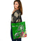 Guam Custom Personalised Tote Bags - Turtle Plumeria (Green) - Polynesian Pride