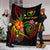 Polynesian Hawaii Personalised Premium Blanket - Legend of Kanaka Maoli (Reggae) - Polynesian Pride