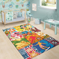 Hawaii Polynesian Area Rug - Famous Ones In Hawaii - Polynesian Pride