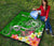 Samoa Custom Personalised Premium Quilt - Turtle Plumeria (Green) - Polynesian Pride