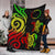 Cook Islands Premium Blanket - Reggae Tentacle Turtle - Polynesian Pride